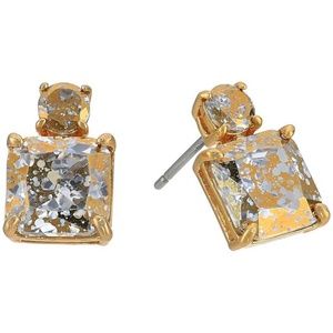 Kate Spade Gold Patina Flying Colors earrings